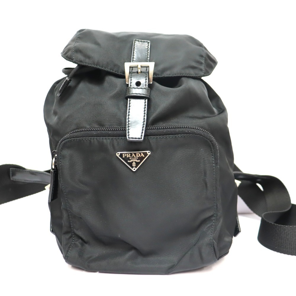 Prada Rucksack Backpack Daypack Mini Backpack Bla… - image 1